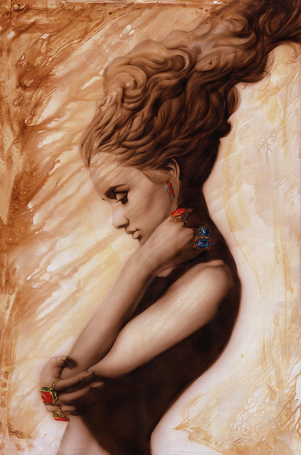 Victorian Painting - Amelia by Luis Navarro Victorian Painting - Amelia by Luis Navarro
