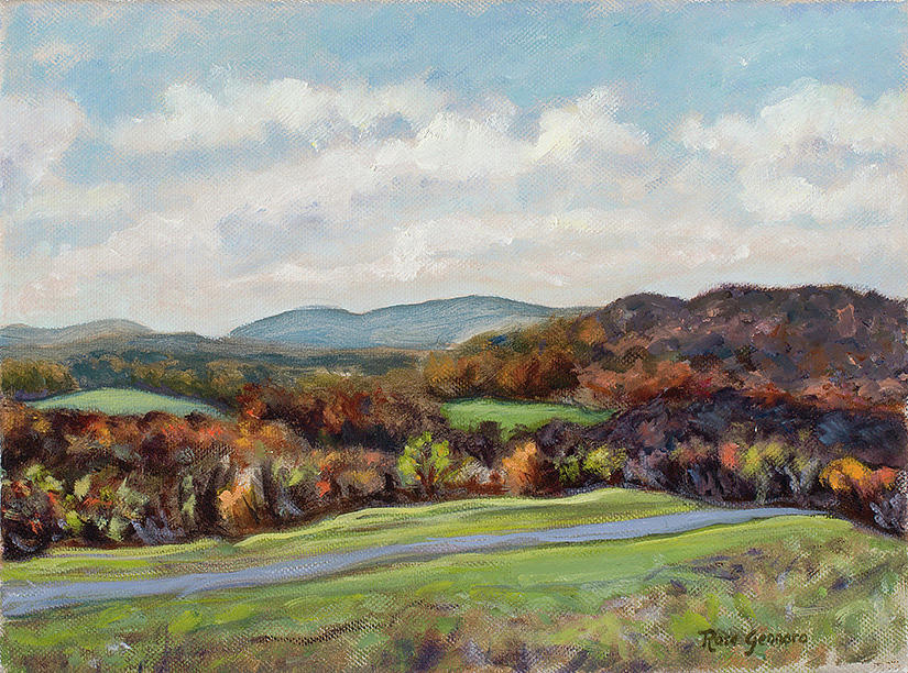 Amenia in Fall Painting by Rose Gennaro - Fine Art America