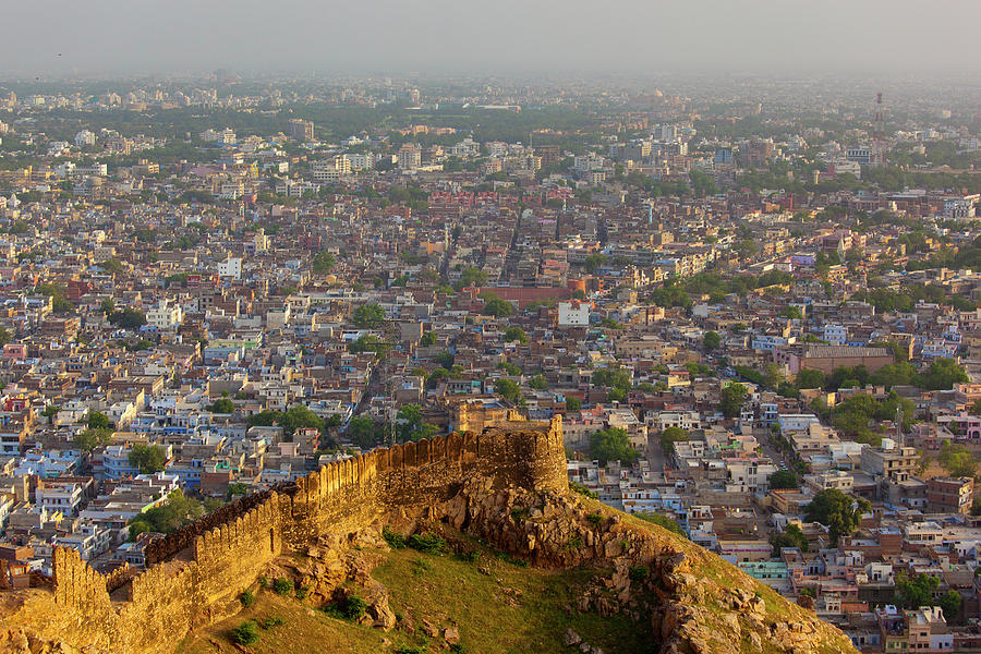 Amer Fort And The Cityscape Photograph by Ron Nickel / Design Pics
