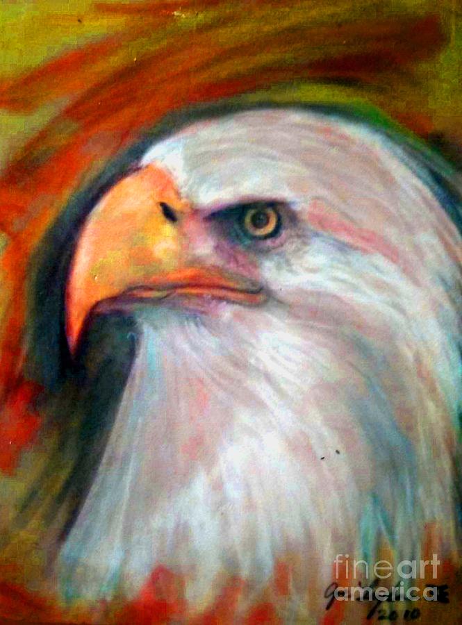 America EAGLE Painting by Joe Leyba