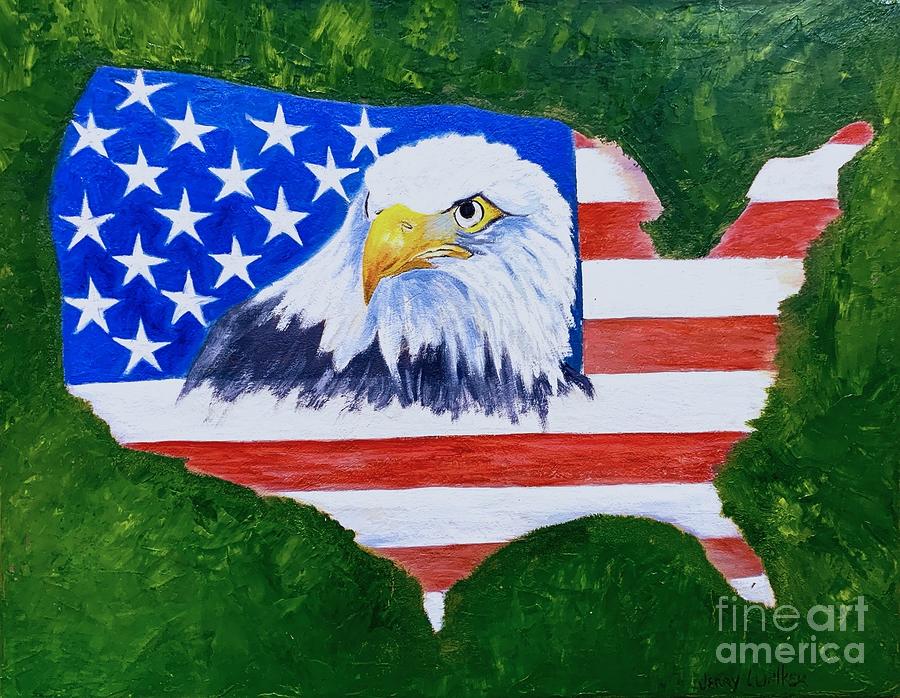 America  Painting by Jerry Walker