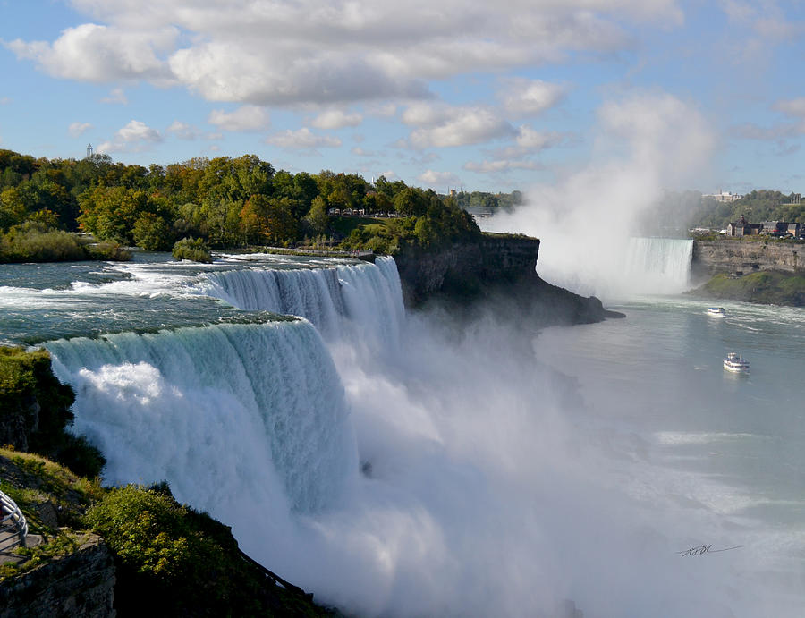 American and Horseshoe Falls Niagara Falls Photograph by rd Erickson ...