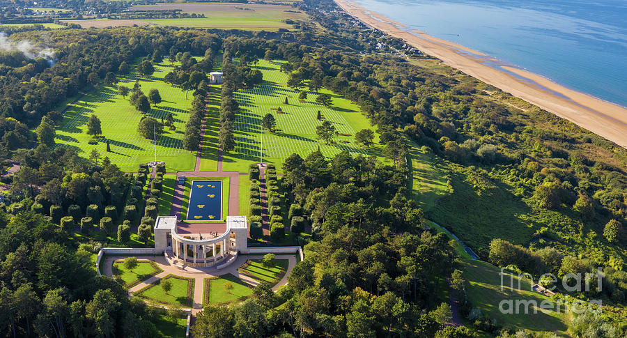 American Cemetery Omaha Beach Coast Of France