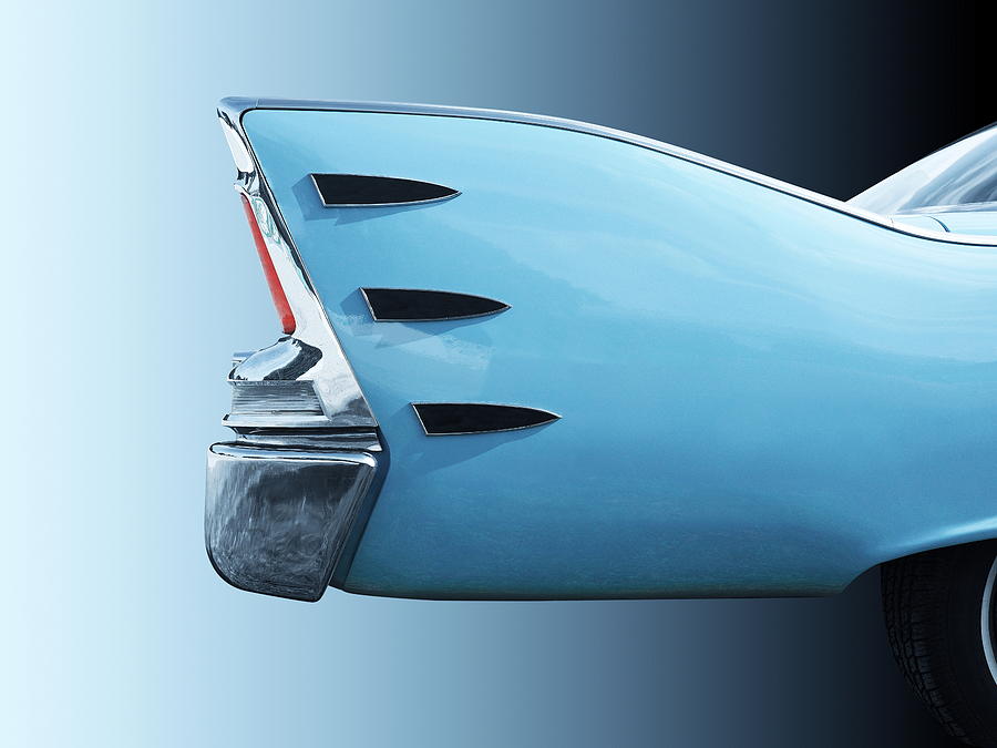 American Classic Car Belvedere 1960 Tail Fin Photograph by Beate Gube