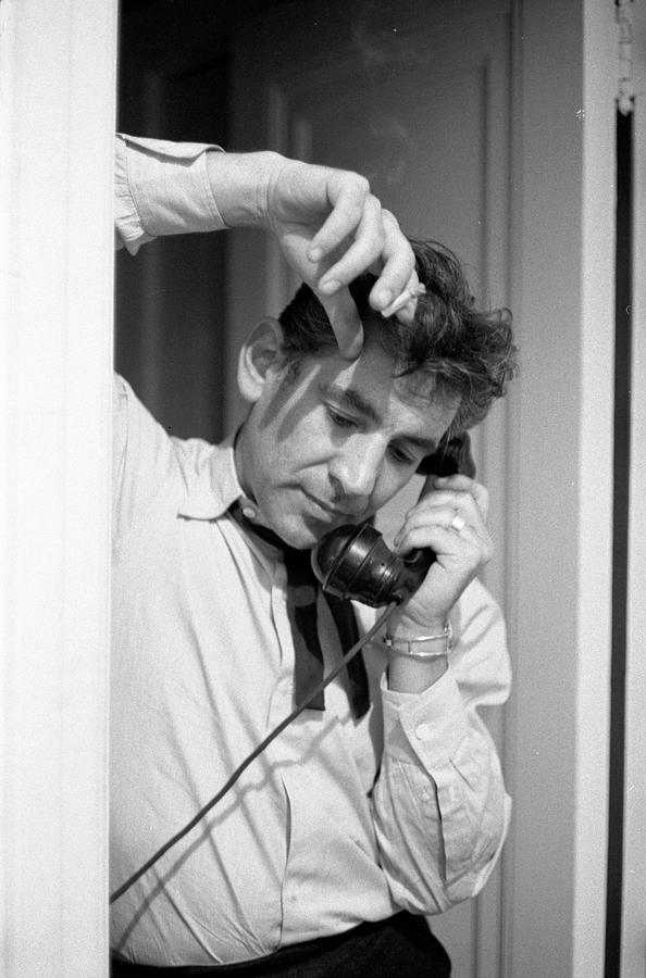 American Composer Leonard Bernstein Photograph by Alfred Eisenstaedt