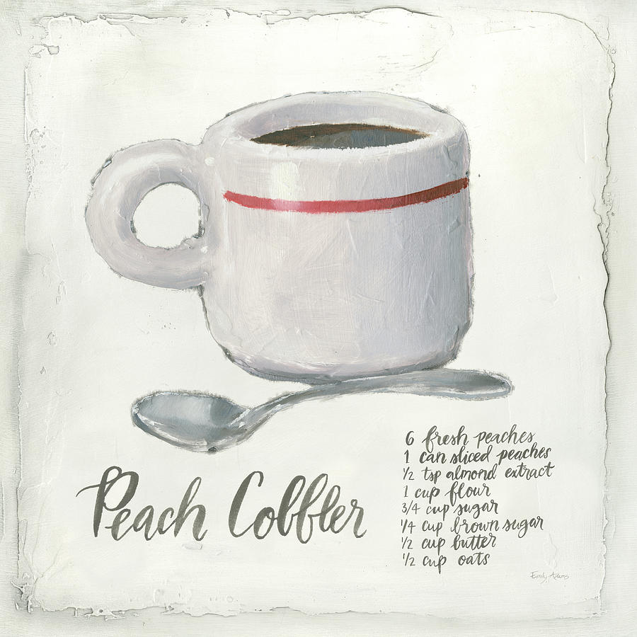 Coffee Painting - American Diner IIi by Emily Adams