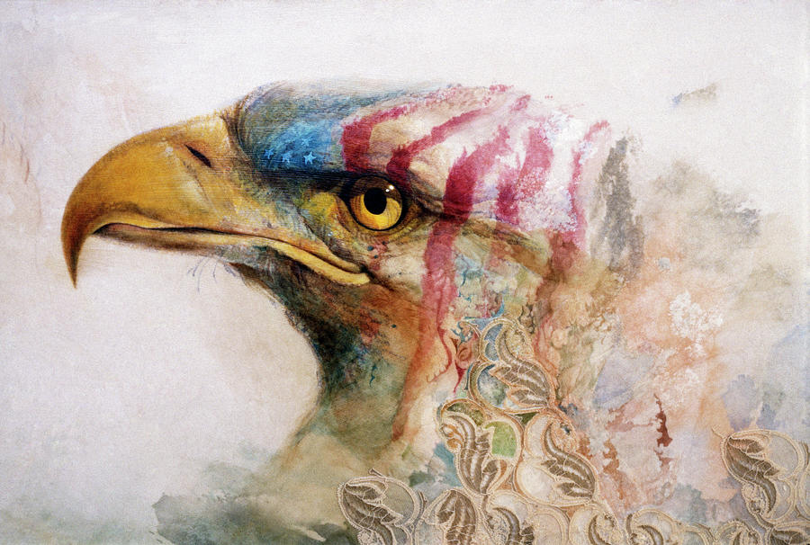 American Eagle Painting by Denton Lund