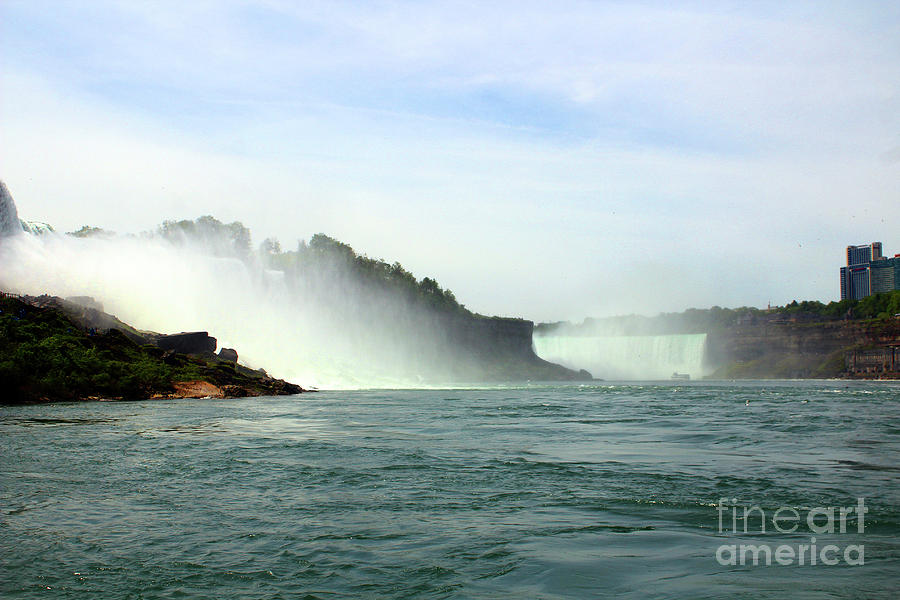 American Falls Showing the Horseshoe Falls Photograph by Doc Braham