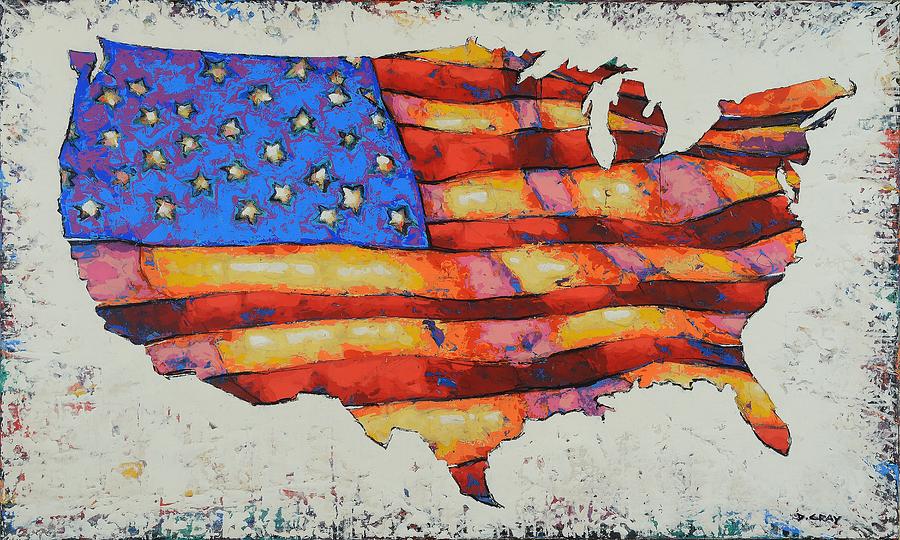 American Flag in Color by Damon Gray American Flag in Color by Damon Gray