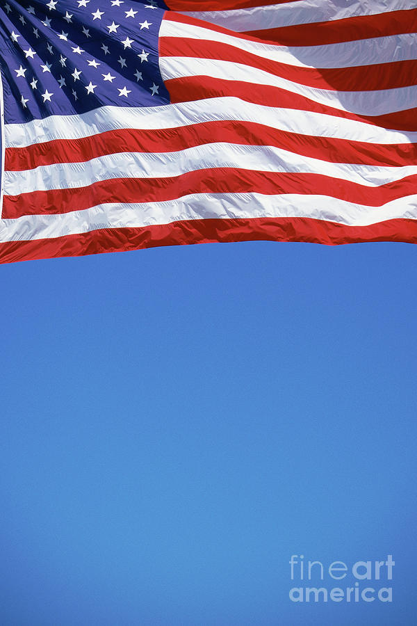 American Flag On Flagpole Photograph by Visionsofamerica/joe Sohm