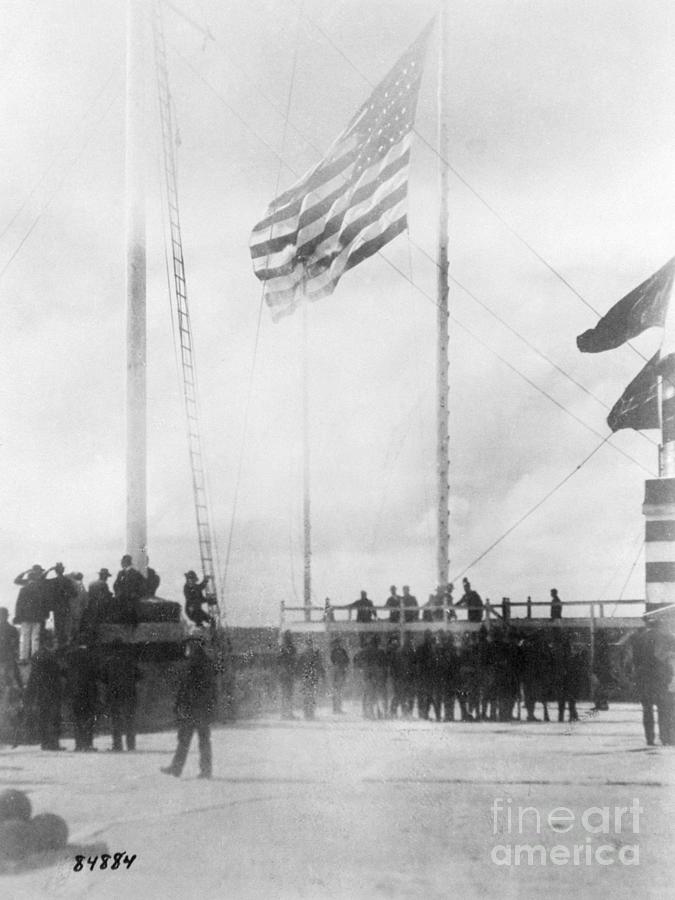 American Flag Raised Over Morro Castle Photograph by Bettmann