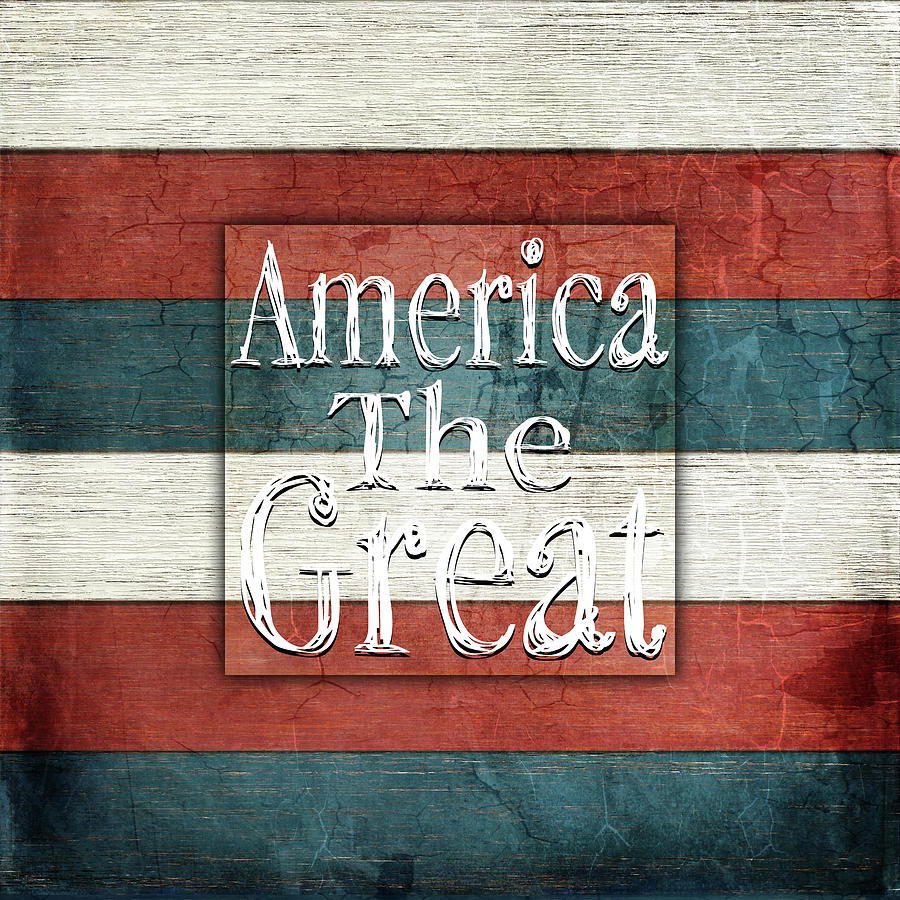 Typography Mixed Media - American Freedom Collection 5 by Lightboxjournal