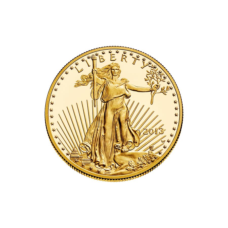 American Gold Eagle, Coin Digital Art by Tom Hill - Fine Art America