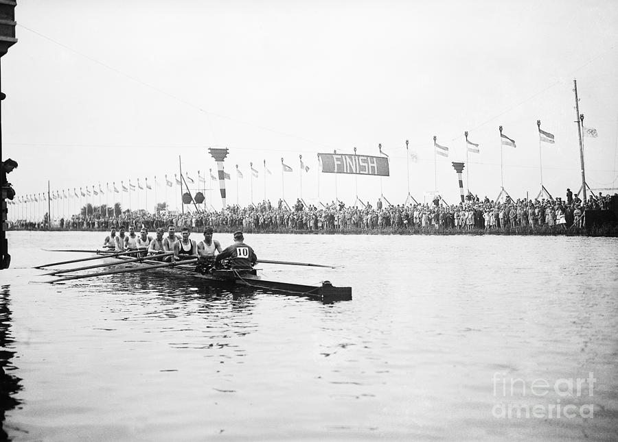 American Gold Medal Olympic Crew Team Photograph by Bettmann American Gold Medal Olympic Crew Team Photograph by Bettmann