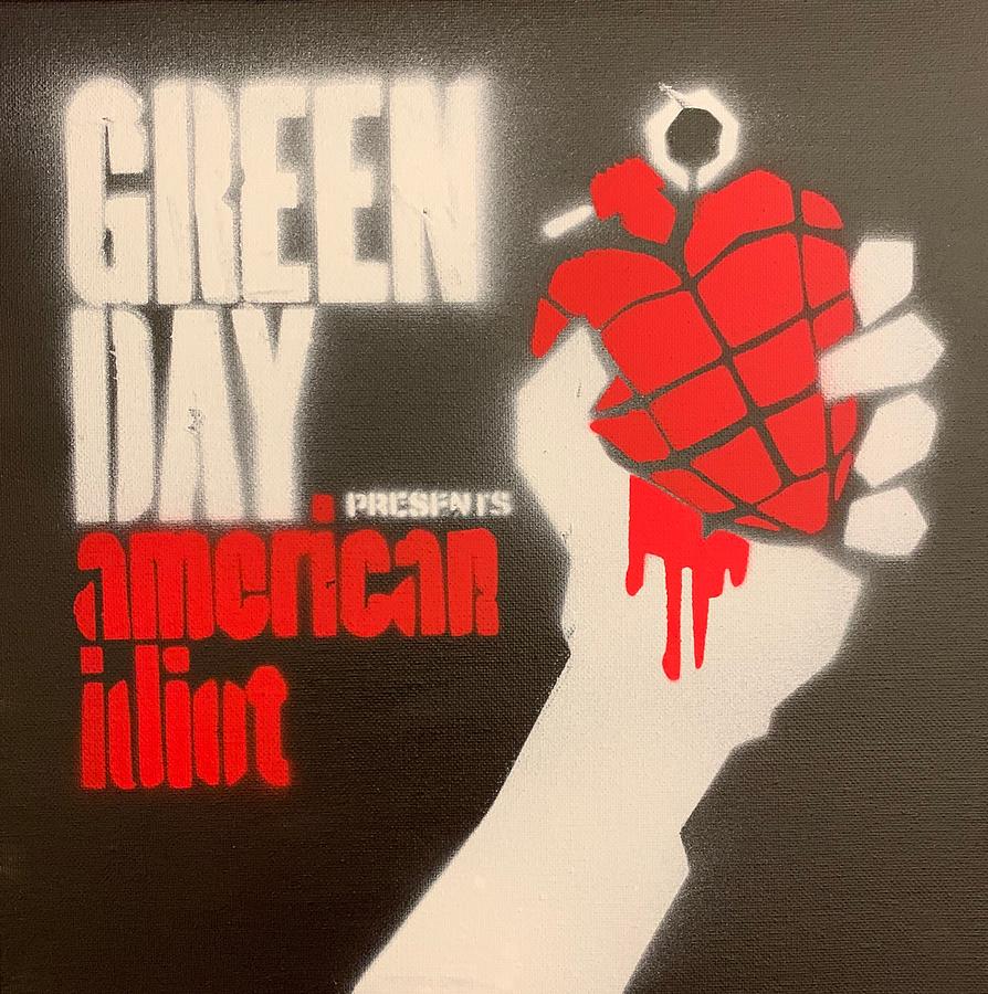 American Idiot by Green Day Painting by Tom Power - Fine Art America