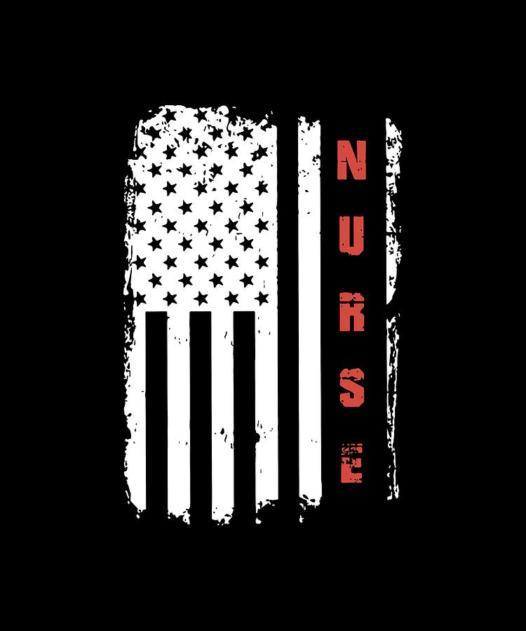 American Nurse America Digital Art by Aaron Gilfillan | Fine Art America