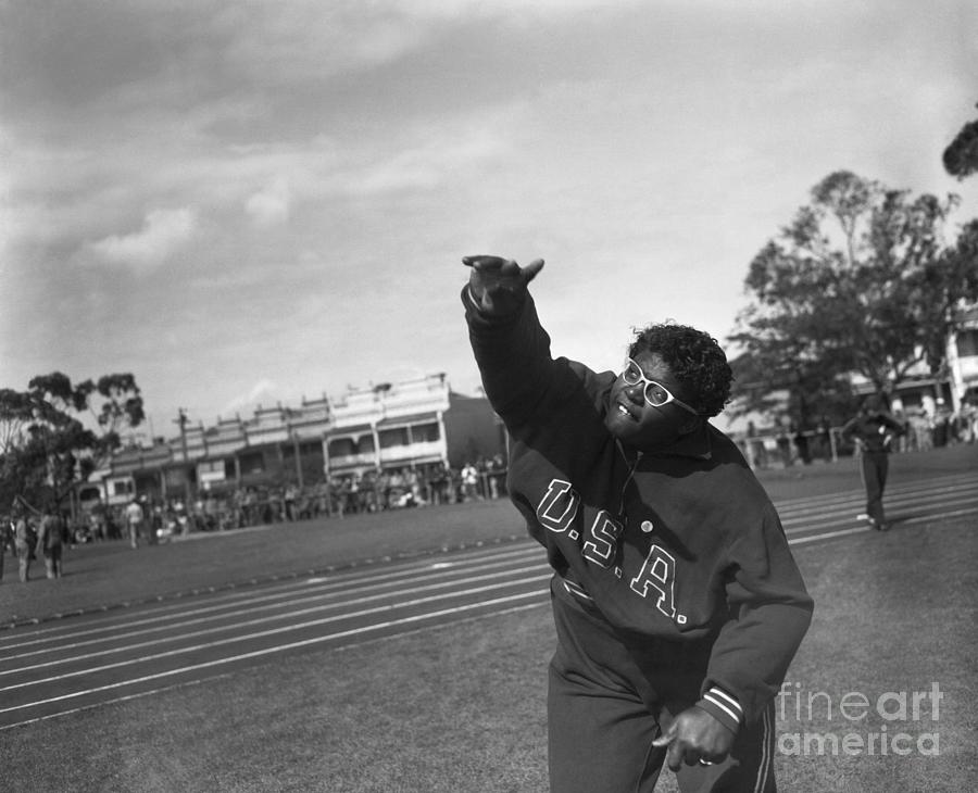 American Olympic Shot Putter Earlene Photograph by Bettmann