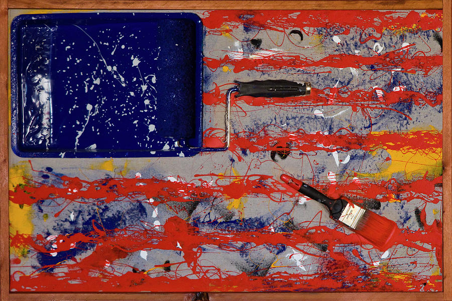 American Flag Photograph - American Paint by Roderick E. Stevens