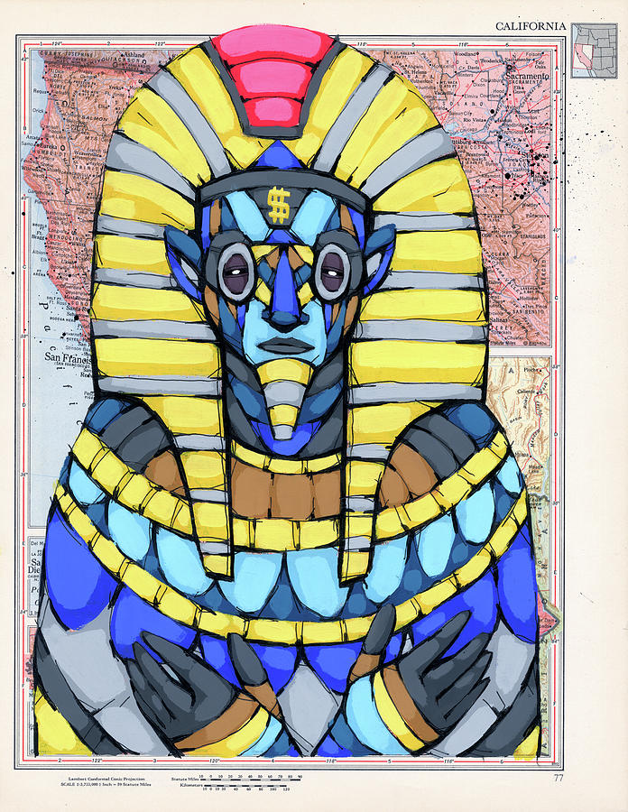 Pharaoh Painting - American Pharaoh by Ric Stultz