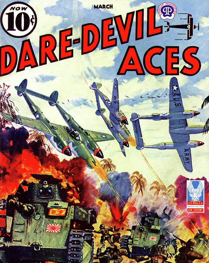 American Planes attack Japanese Tanks Painting by Unknown American Planes attack Japanese Tanks Painting by Unknown