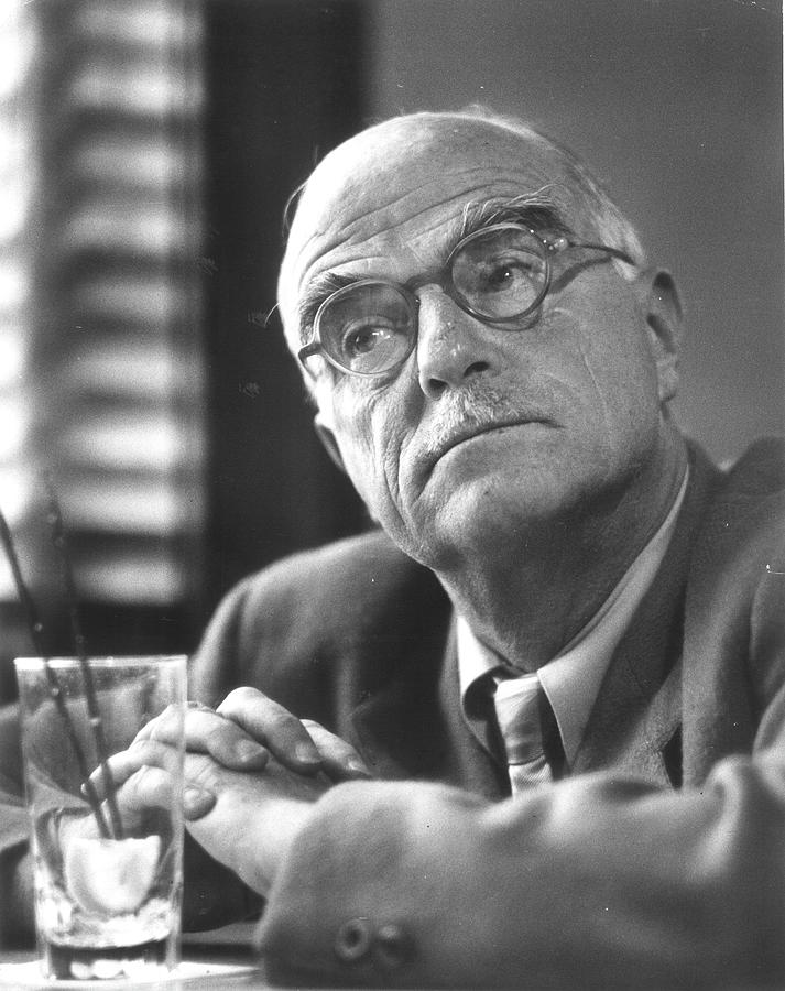 American Playwright Thornton Wilder Photograph by W. Eugene Smith