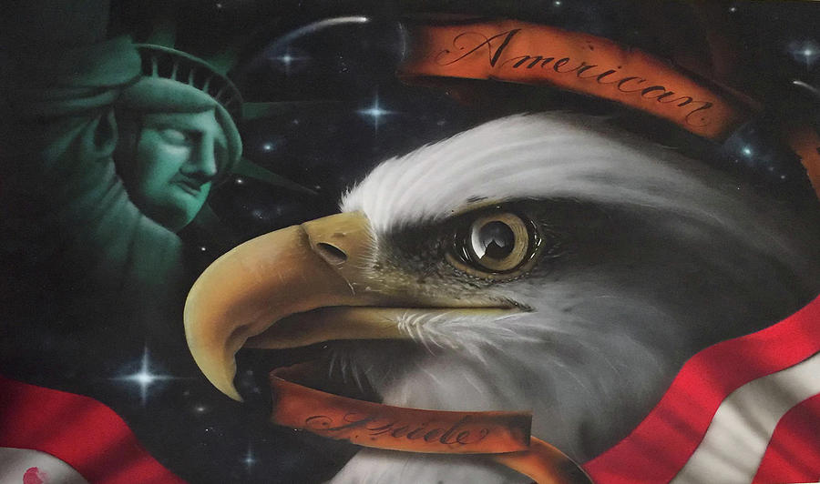 Eagle Painting - American Pride by Phillip Masur