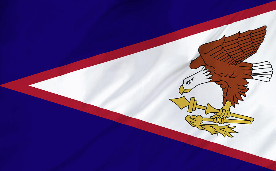 American Samoa Flag Digital Art by Hasan Ahmed | Fine Art America