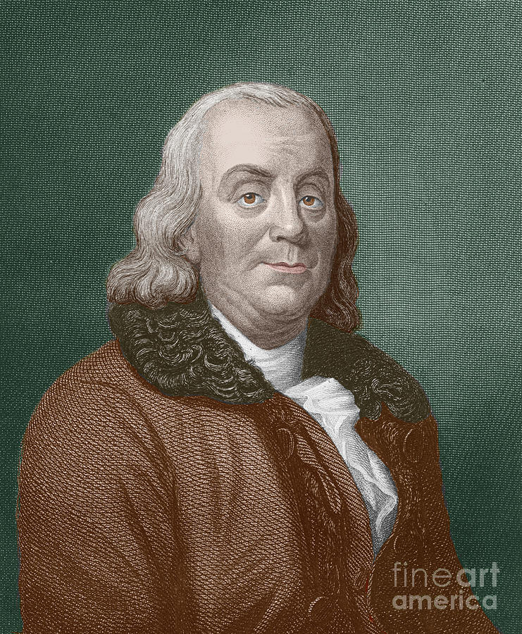 American Scientist Benjamin Franklin Photograph by Sheila Terry/science Photo Library