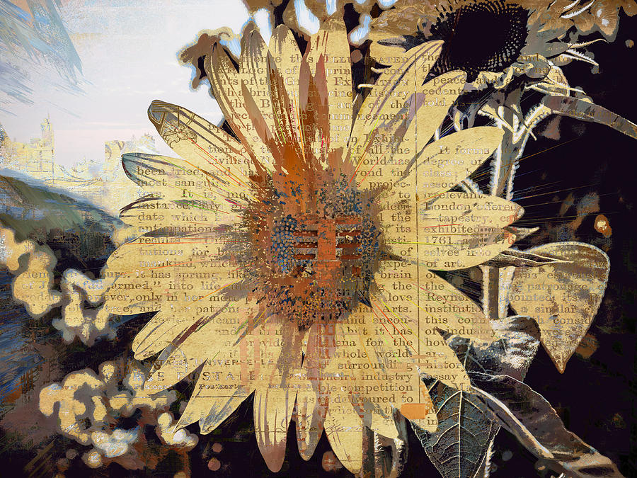 American Sunflower Digital Art