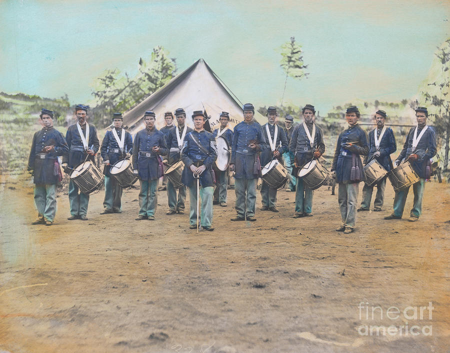 American Troops At Civil War Camp Photograph by Bettmann
