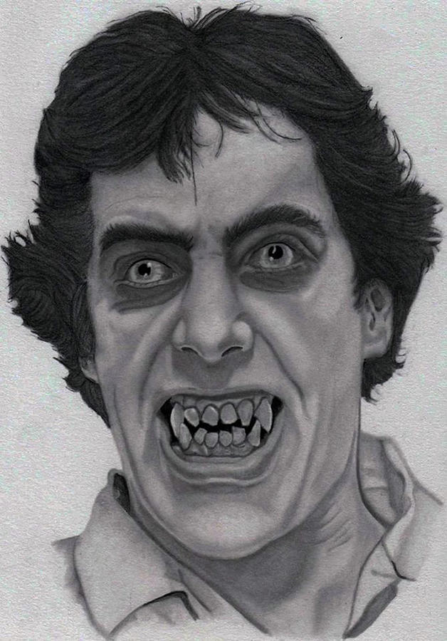 American Werewolf In London Drawing by Daniel Williams