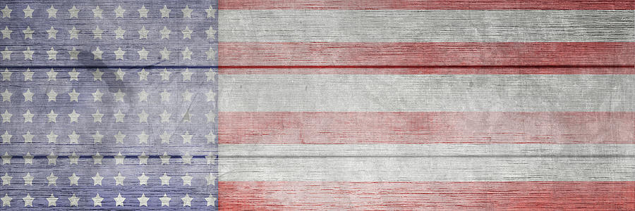 Flag Mixed Media - American Workshop Series 3 V6 Signs 28 by Lightboxjournal