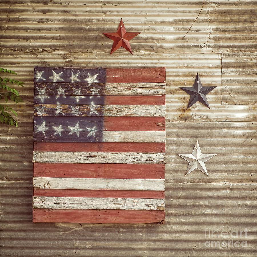 Americana Stars and Stripes  Photograph by Imagery by Charly