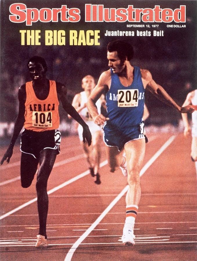 Americas Alberto Juantorena And Africa Mike Boit, 1977 Sports Illustrated Cover Photograph by Sports Illustrated