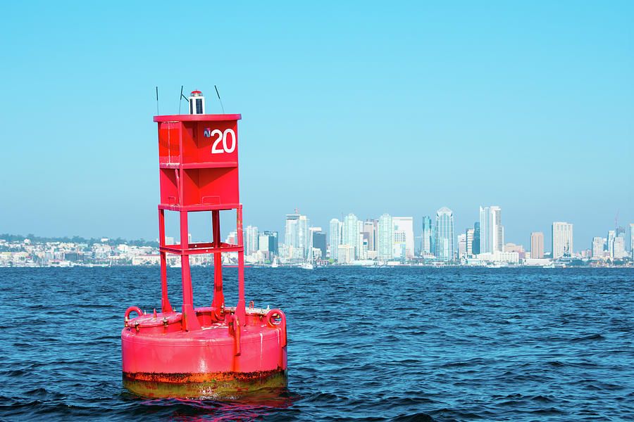 Skyline Photograph - Americas Finest Buoy by Travis Wooten
