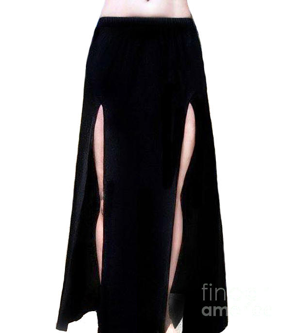 long skirt with 2 slits