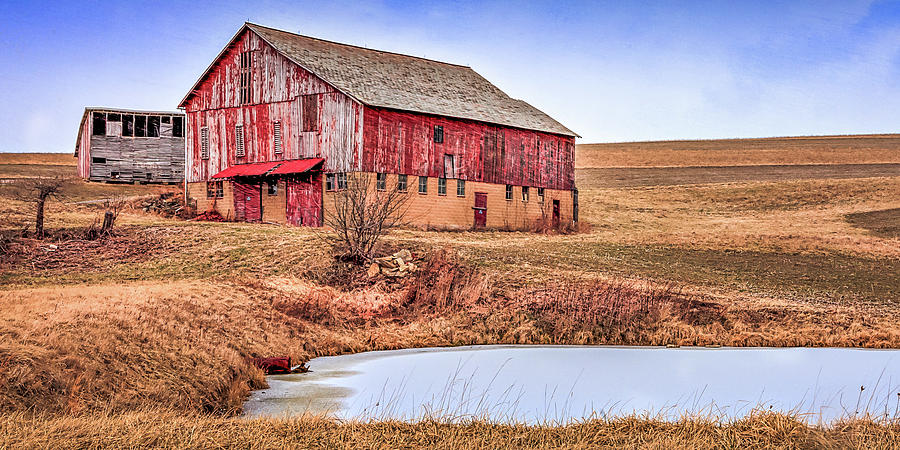 Amish Barn Poster Child Digital Art by Bob Kulon - Fine Art America