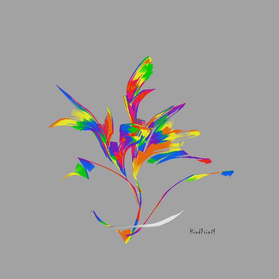 Flowers Still Life Digital Art - Amorous by Asok Mukhopadhyay