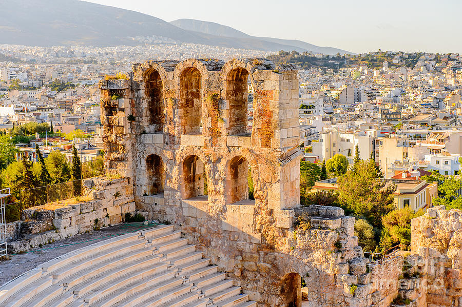 Capital Photograph - Amphitheater Of The Acropolis by Anton ivanov Capital Photograph - Amphitheater Of The Acropolis by Anton ivanov