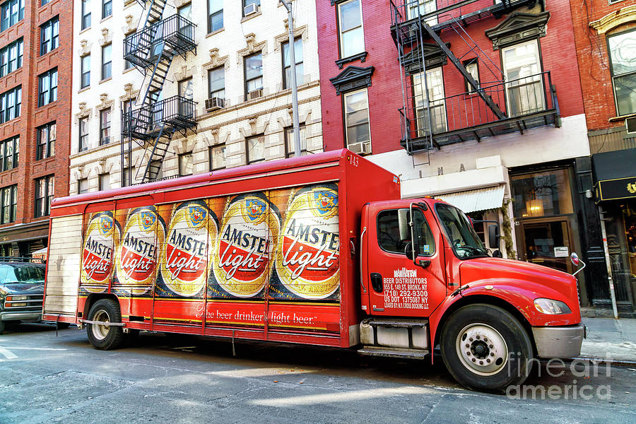 Amstel Beer in the Bowery New York City Photograph by John Rizzuto