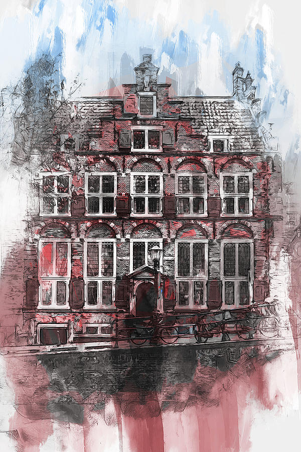 Amsterdam - 16 Painting by AM FineArtPrints