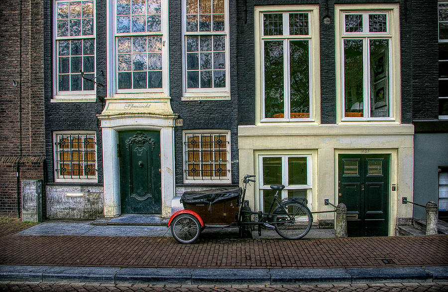 Amsterdam Bike Scene Photograph by Tom Reynen