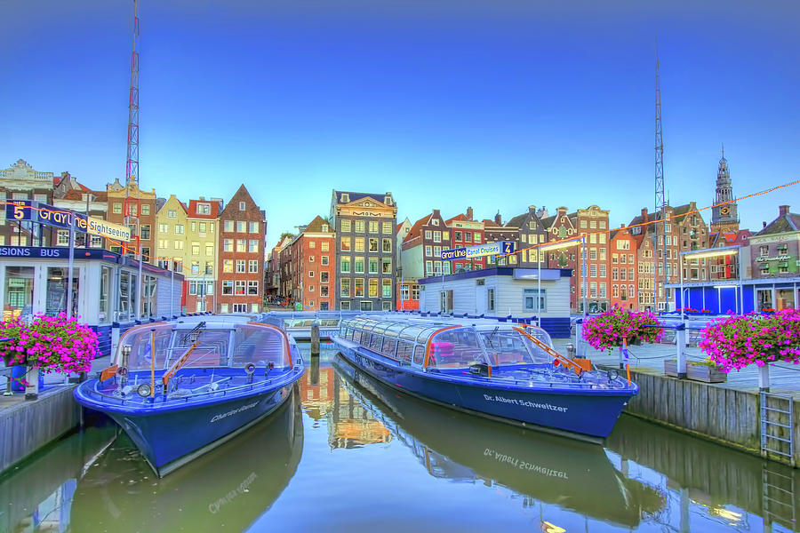 Amsterdam Blue Photograph by Nadia Sanowar