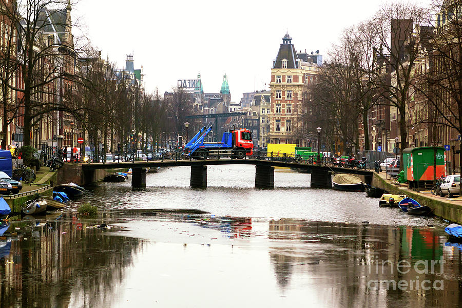 Amsterdam Canal 2009 Photograph by John Rizzuto