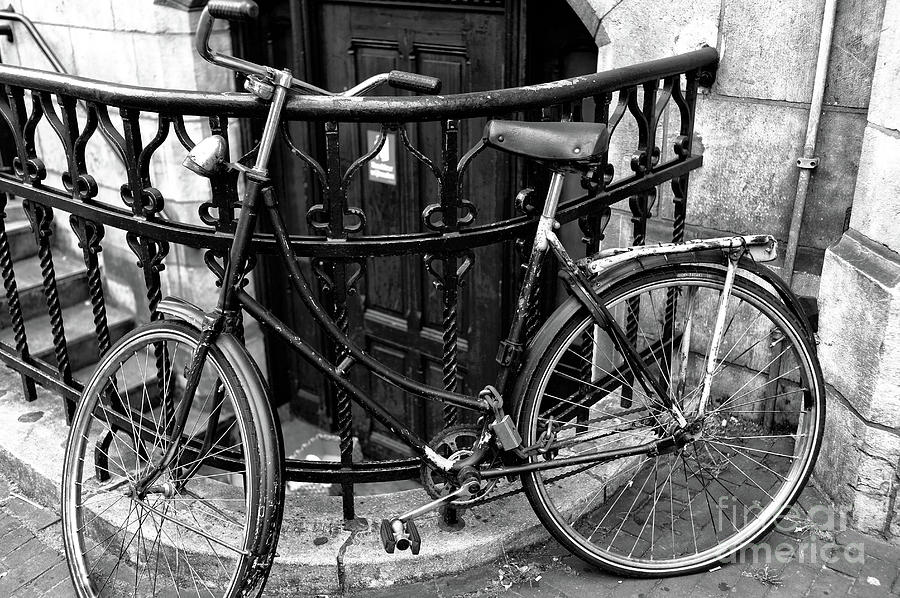 Amsterdam Curved Bike Photograph by John Rizzuto