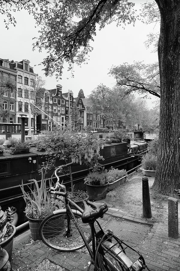 Amsterdam House Boat Photograph by Georgia Clare
