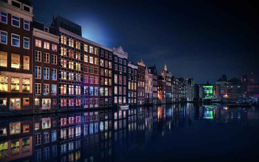 Amsterdam Windows Colors Photograph by Jess M. Garca