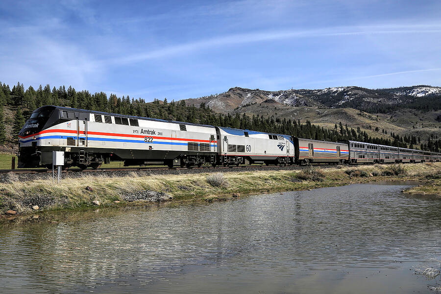 Amtrak 822 40th Anninersary Locomotive Photograph by Donna Kennedy