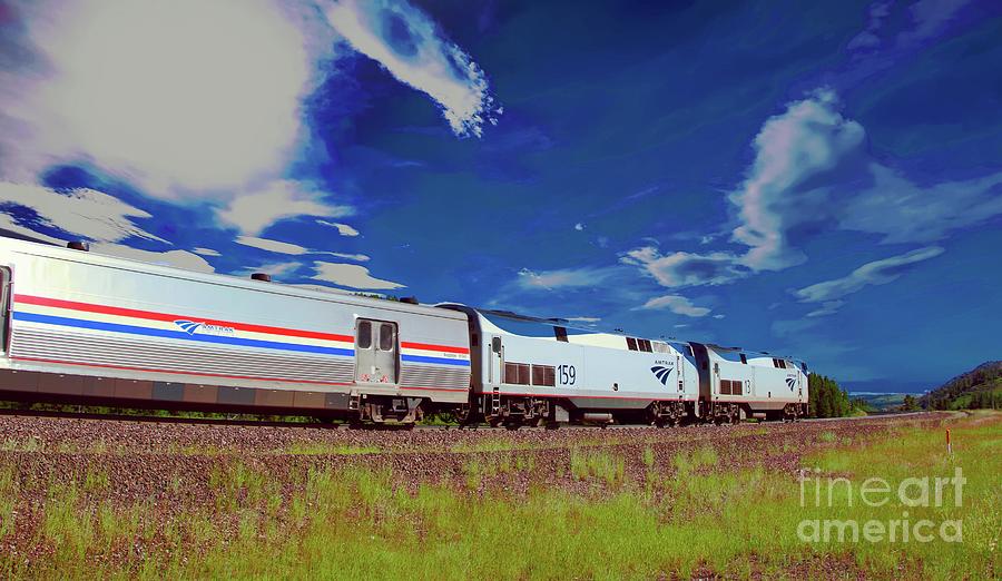 Amtrak Heading East Photograph
