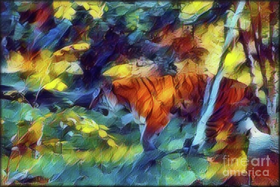 Amur Tiger Abstract Photograph by Sandra Huston
